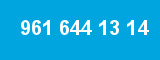 961 644 13 14 961 644 13 14